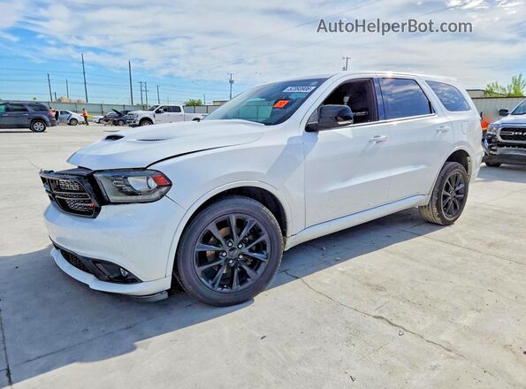 1C4RDJDG8JC455574 2018 DODGE DURANGO Белый Передняя левая четверть