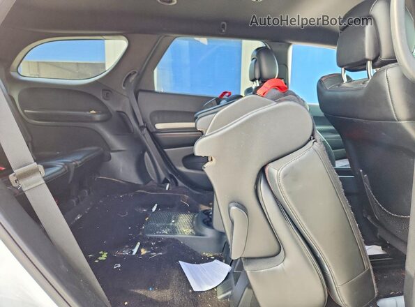 1C4RDJDG8JC455574 2018 DODGE DURANGO Белый Вид задней части салона