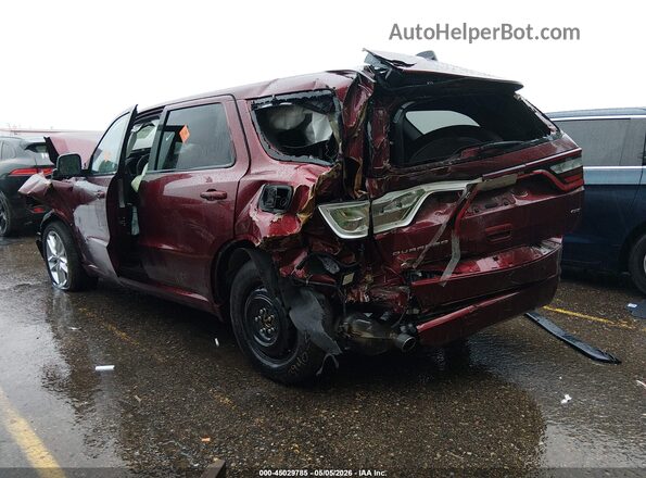1C4RDJDG8SC543493 2025 DODGE DURANGO Красный Задняя левая четверть