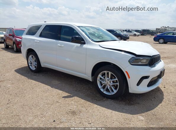1C4RDJDG8SC553327 2025 DODGE DURANGO Белый Передняя правая четверть