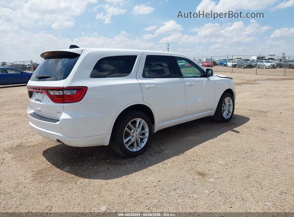 1C4RDJDG8SC553327 2025 DODGE DURANGO Белый Задняя правая четверть