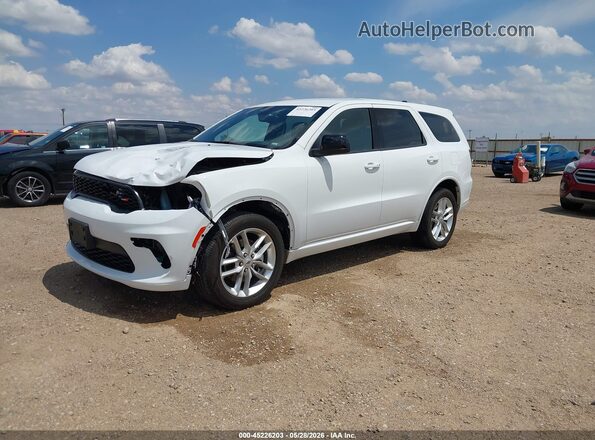 1C4RDJDG8SC553327 2025 DODGE DURANGO Белый Передняя левая четверть