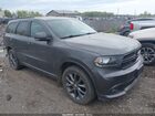 2017 Dodge Durango Gt Awd Gray vin: 1C4RDJDG9HC953759