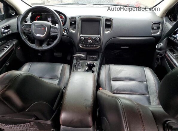 1C4RDJDGXJC248751 2018 DODGE DURANGO Черный Вид панели приборов