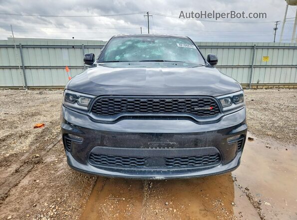 1C4RDJDGXPC603457 2023 DODGE DURANGO Черный Вид спереди