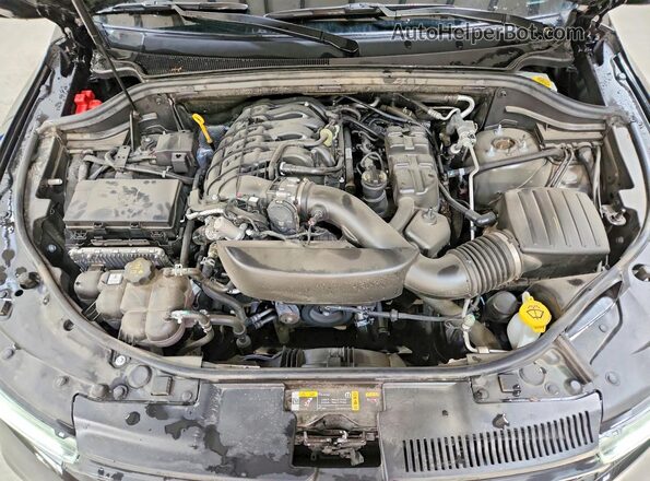 1C4RDJDGXSC536996 2025 DODGE DURANGO Black Widok komory silnika