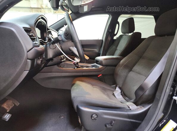 1C4RDJDGXSC536996 2025 DODGE DURANGO Black Widok wnętrza z przodu