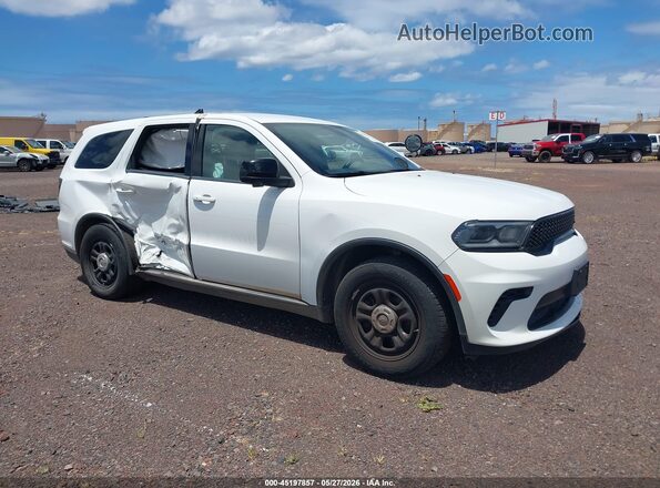 1C4RDJFG2PC678439 2023 DODGE DURANGO Белый Передняя правая четверть