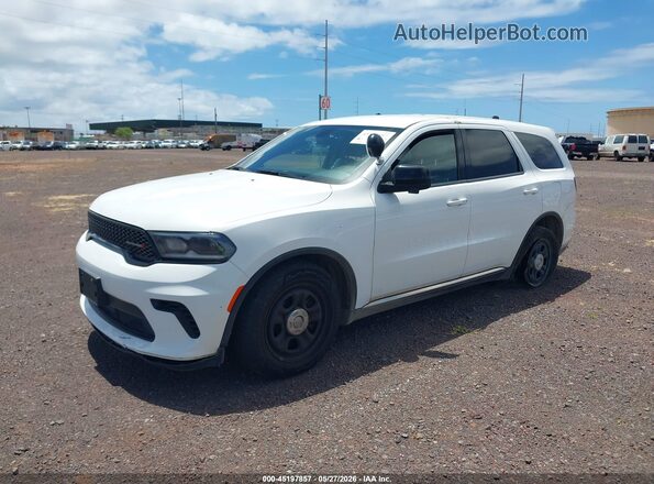 1C4RDJFG2PC678439 2023 DODGE DURANGO Белый Передняя левая четверть