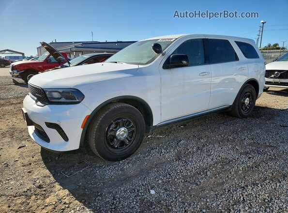 1C4RDJFG5PC590002 2023 DODGE DURANGO Белый Передняя левая четверть