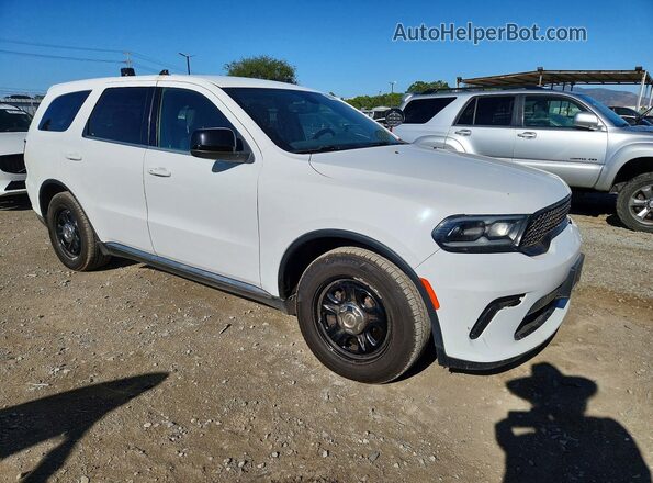 1C4RDJFG5PC590002 2023 DODGE DURANGO Белый Передняя правая четверть