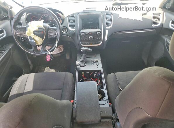1C4RDJFG6LC443424 2020 DODGE DURANGO Белый Вид панели приборов