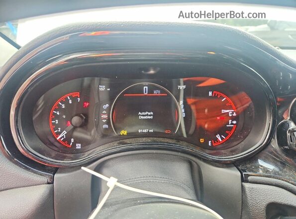 1C4RDJFGXMC642462 2021 DODGE DURANGO Белый Вид щитка приборов