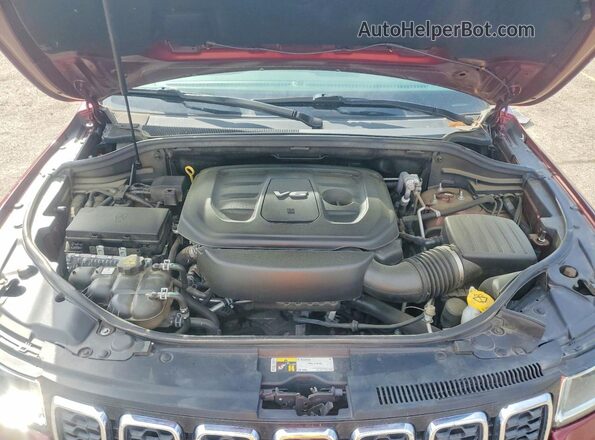 1C4RJEAG1JC185575 2018 JEEP GRAND Burgundy უკანა სალონის ხედი