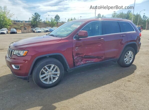 1C4RJEAG1JC185575 2018 JEEP GRAND Burgundy წინა მარცხენა ხედი სამი მეოთხედიდან