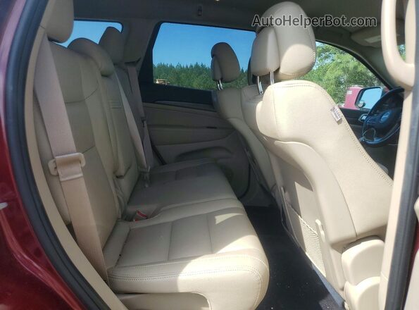 1C4RJEAG1JC185575 2018 JEEP GRAND Burgundy უკანა სავარძლების ხედი