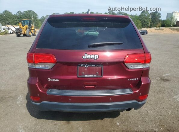 1C4RJEAG1JC185575 2018 JEEP GRAND Burgundy უკანა ხედი