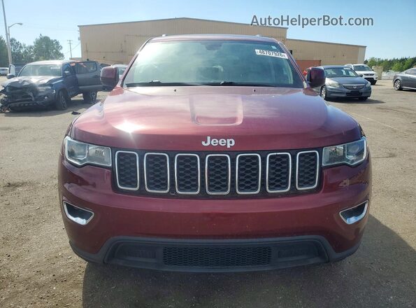 1C4RJEAG1JC185575 2018 JEEP GRAND Burgundy წინა ხედი