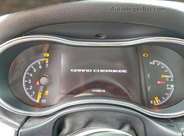 1C4RJEAG2JC125241 2018 JEEP GRAND Black Вид щитка приладів