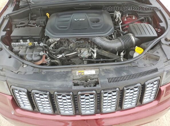 1C4RJEAG2JC428651 2018 JEEP GRAND Red Widok wnętrza z tyłu