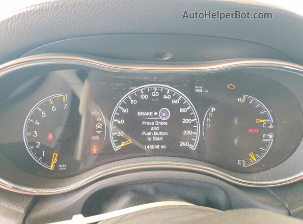 1C4RJEBG1GC451829 2016 JEEP GRAND Черный Вид щитка приборов