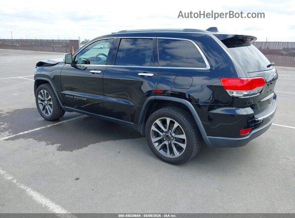 1C4RJEBG2JC304863 2018 JEEP GRAND CHEROKEE Черный Задняя левая четверть