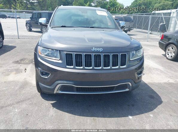 1C4RJEBG3GC313984 2016 JEEP GRAND CHEROKEE Gray Front view