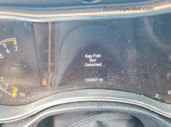 1C4RJEBG4HC793471 2017 JEEP GRAND Бордовый Вид щитка приборов