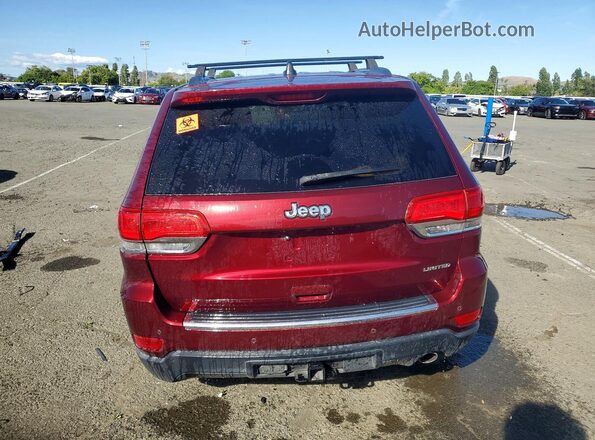 1C4RJEBG4HC793471 2017 JEEP GRAND Бордовый Вид сзади