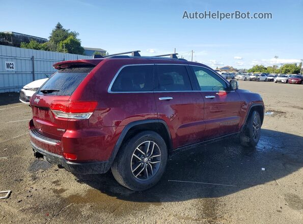 1C4RJEBG4HC793471 2017 JEEP GRAND Бордовый Задняя правая четверть