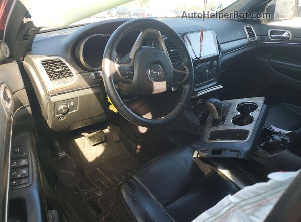 1C4RJEBG4HC793471 2017 JEEP GRAND Бордовый Вид панели приборов