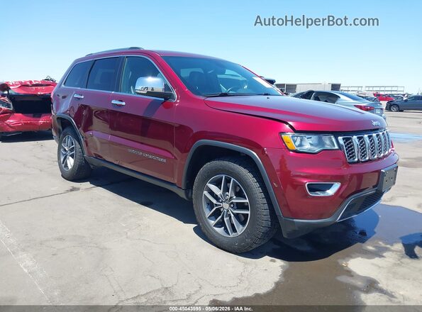 1C4RJEBG4HC828896 2017 JEEP GRAND CHEROKEE Темно-бордовый Передняя правая четверть