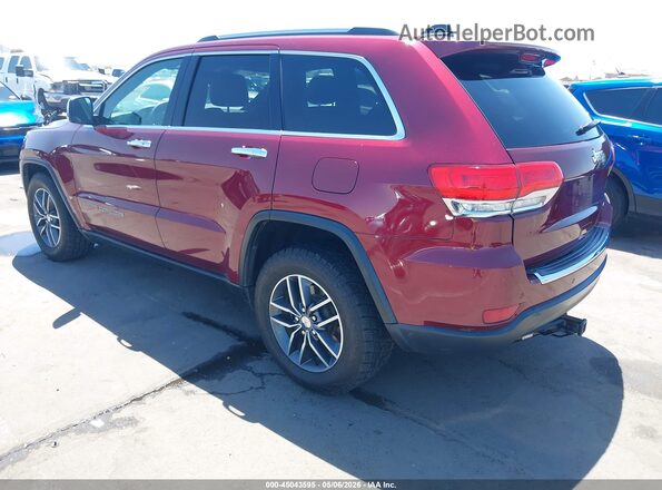 1C4RJEBG4HC828896 2017 JEEP GRAND CHEROKEE Темно-бордовый Задняя левая четверть