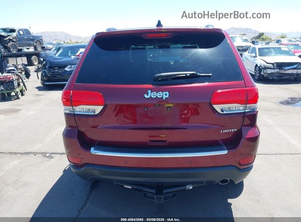 1C4RJEBG4HC828896 2017 JEEP GRAND CHEROKEE Темно-бордовый 