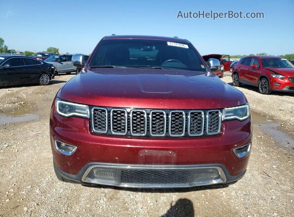 1C4RJEBG4KC657137 2019 JEEP GRAND Burgundy Widok z przodu