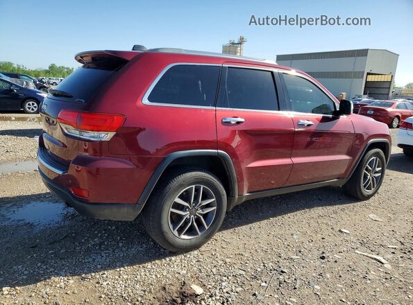 1C4RJEBG4KC657137 2019 JEEP GRAND Burgundy Tył prawy