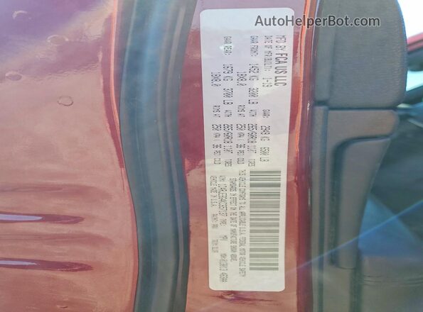 1C4RJEBG4KC657137 2019 JEEP GRAND Burgundy Widok naklejki z numerem VIN
