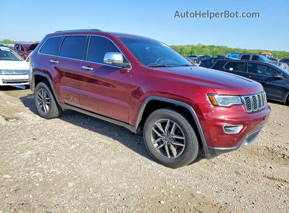 1C4RJEBG4KC657137 2019 JEEP GRAND Burgundy Przód prawy