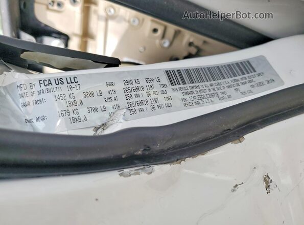 1C4RJEBG6JC208718 2018 JEEP GRAND White Engine compartment view