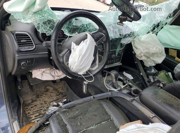 1C4RJEBG6MC691549 2021 JEEP GRAND Синий Вид панели приборов