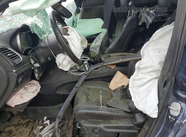 1C4RJEBG6MC691549 2021 JEEP GRAND Синий Вид салона спереди