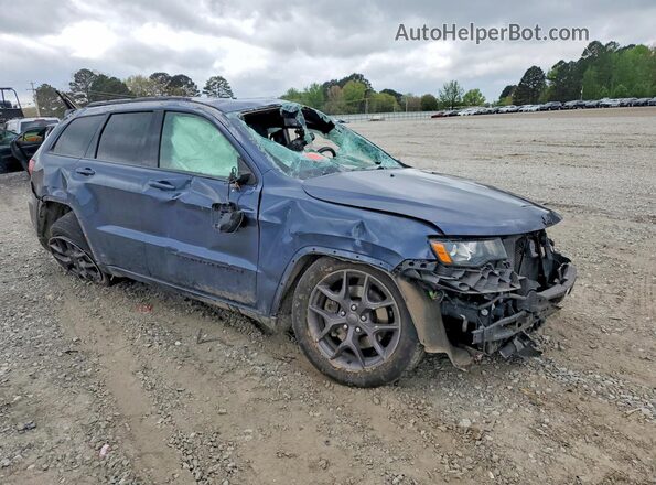 1C4RJEBG6MC691549 2021 JEEP GRAND Синий Передняя правая четверть