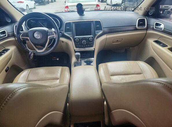 1C4RJEBG7GC500886 2016 JEEP GRAND Серый Вид панели приборов