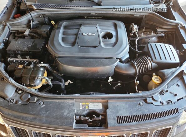 1C4RJECG3GC329391 2016 JEEP GRAND Gray Vista del compartimento del motor