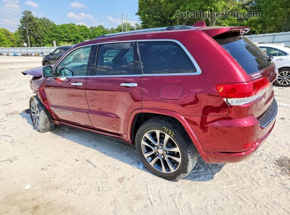 1C4RJECG5JC455369 2018 JEEP GRAND Бордовый Задняя левая четверть