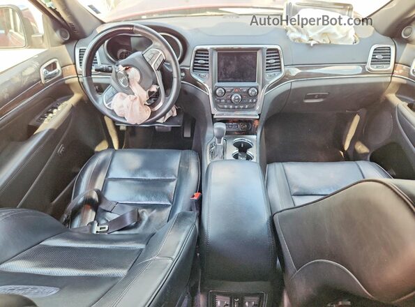 1C4RJECG5JC455369 2018 JEEP GRAND Бордовый Вид панели приборов