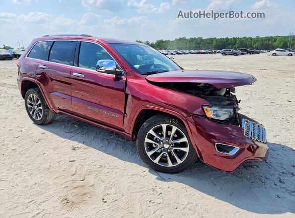 1C4RJECG5JC455369 2018 JEEP GRAND Бордовый Передняя правая четверть