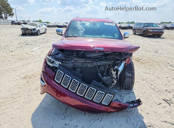 1C4RJECG5JC455369 2018 JEEP GRAND Бордовый Вид спереди