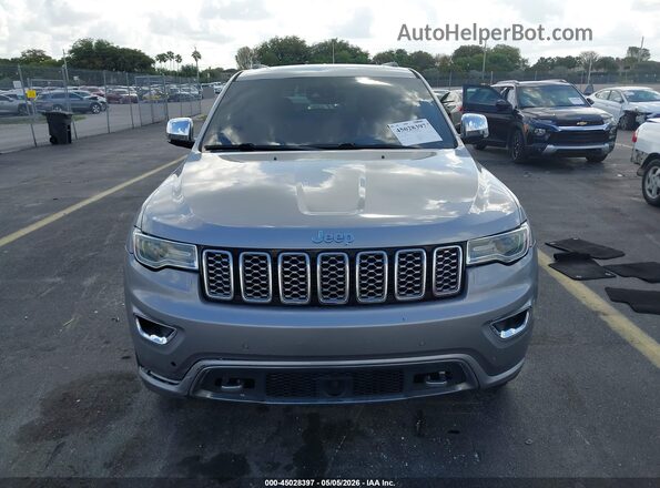 1C4RJECG8HC696773 2017 JEEP GRAND CHEROKEE Серебряный Вид щитка приборов