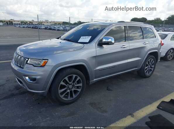 1C4RJECG8HC696773 2017 JEEP GRAND CHEROKEE Серебряный Передняя левая четверть
